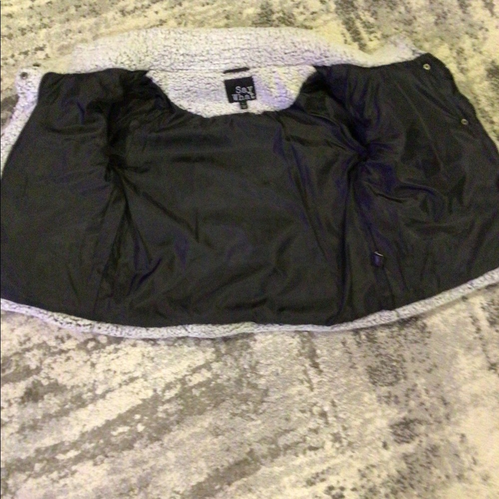 Say What faux fur jacket.Nwot - Picture 5 of 5
